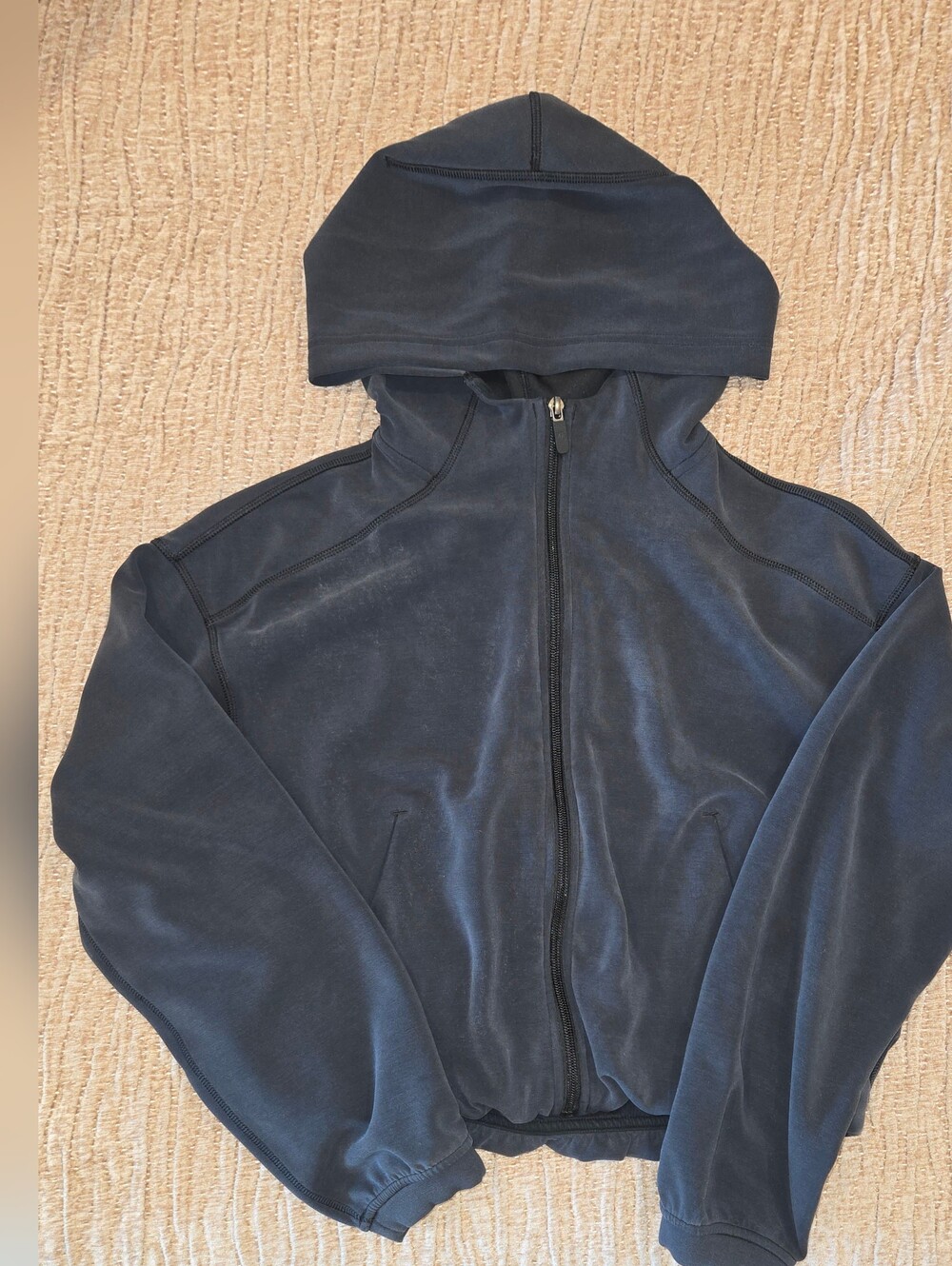 Lululemon Softstreme Full-Zip Hoodie Black Size 4